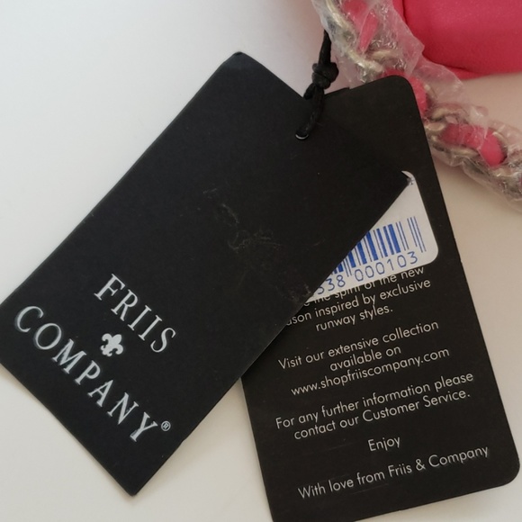 Friis Co. Leather Authentic Hot Pink Bag - Picture 2 of 8